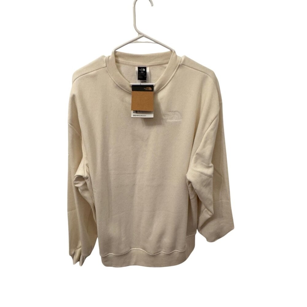 NWT The North Face women's cream sweat shirt size M